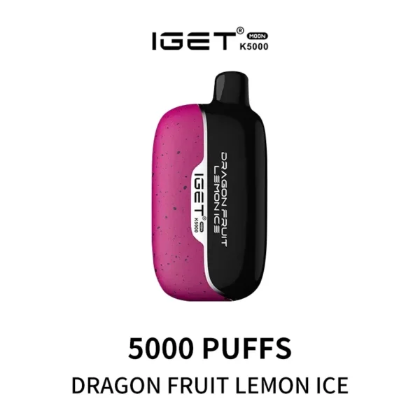 Iget Moon 5000 Puffs Dragon-Fruit-Lemon-Ice